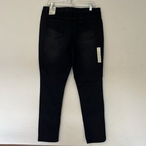 CANYON RIVER BLUES MODERS SKINNY BLACK  DENIM JEANS SIZE 14. NWT